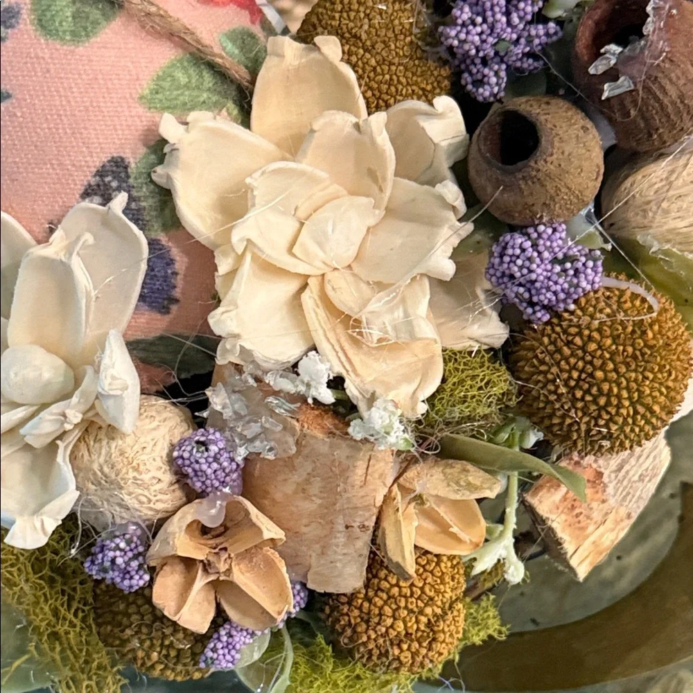 Charming Spring Bunny Wreath with Floral Accents